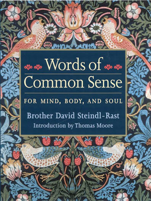 Title details for Words of Common Sense by Brother David Steindl-Rast - Available